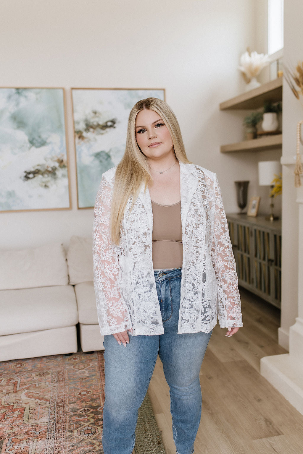 Yelete Carefree Seamless Reversible Tank in Light Mocha Womens