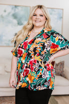 Jodifl Pretty in Paradise Floral Blouse Womens