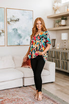 Jodifl Pretty in Paradise Floral Blouse Womens