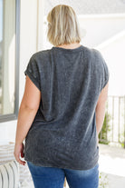 Jodifl She's Alright Mineral Wash Sleeveless Henley Shirts & Tops