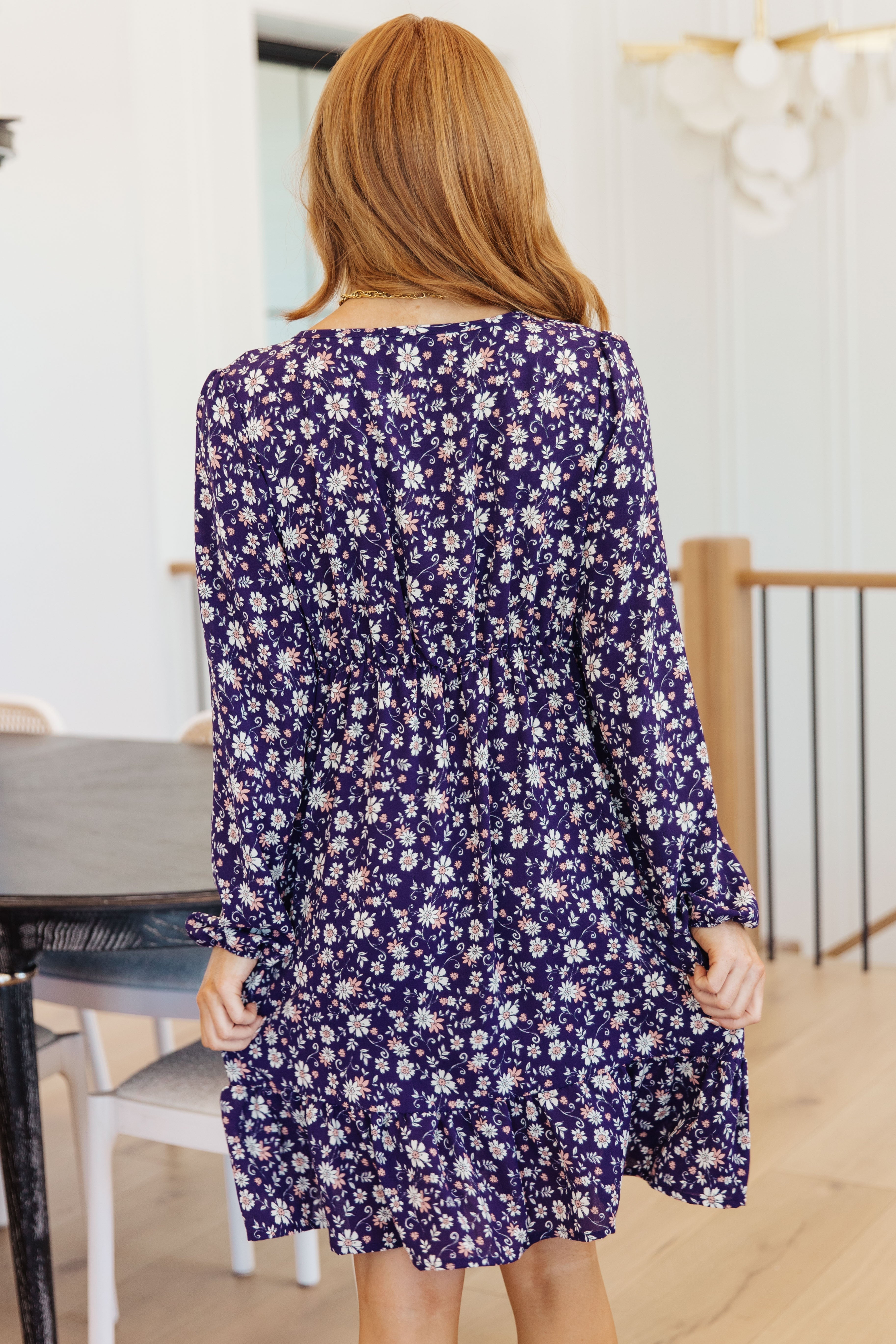 Hemish Since You’ve Been Gone Floral V-Neck Dress Womens