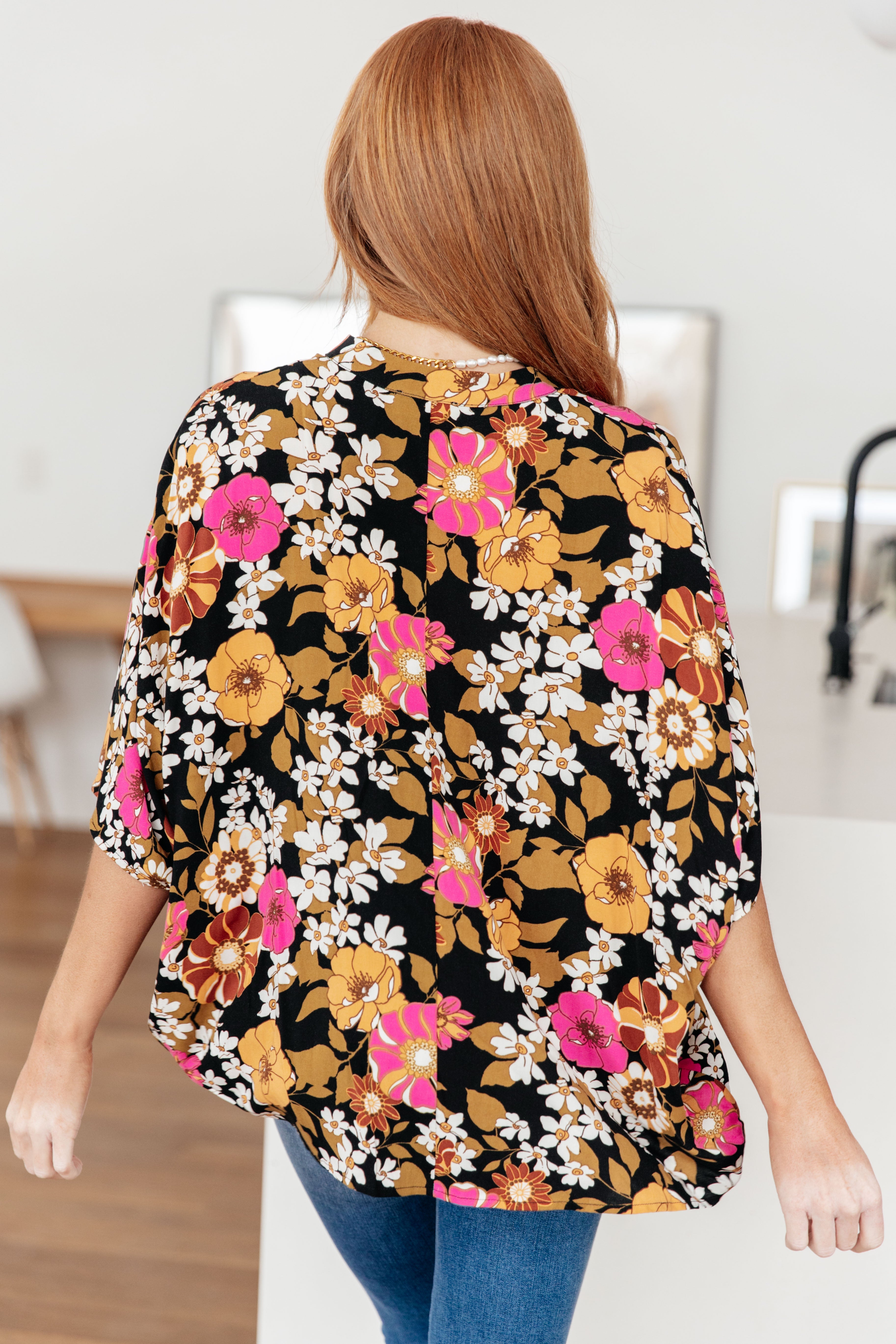Andree By Unit Take Another Chance Floral Print Top Shirts & Tops