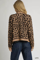 Umgee Leopard Print Button-Down Cardigan
