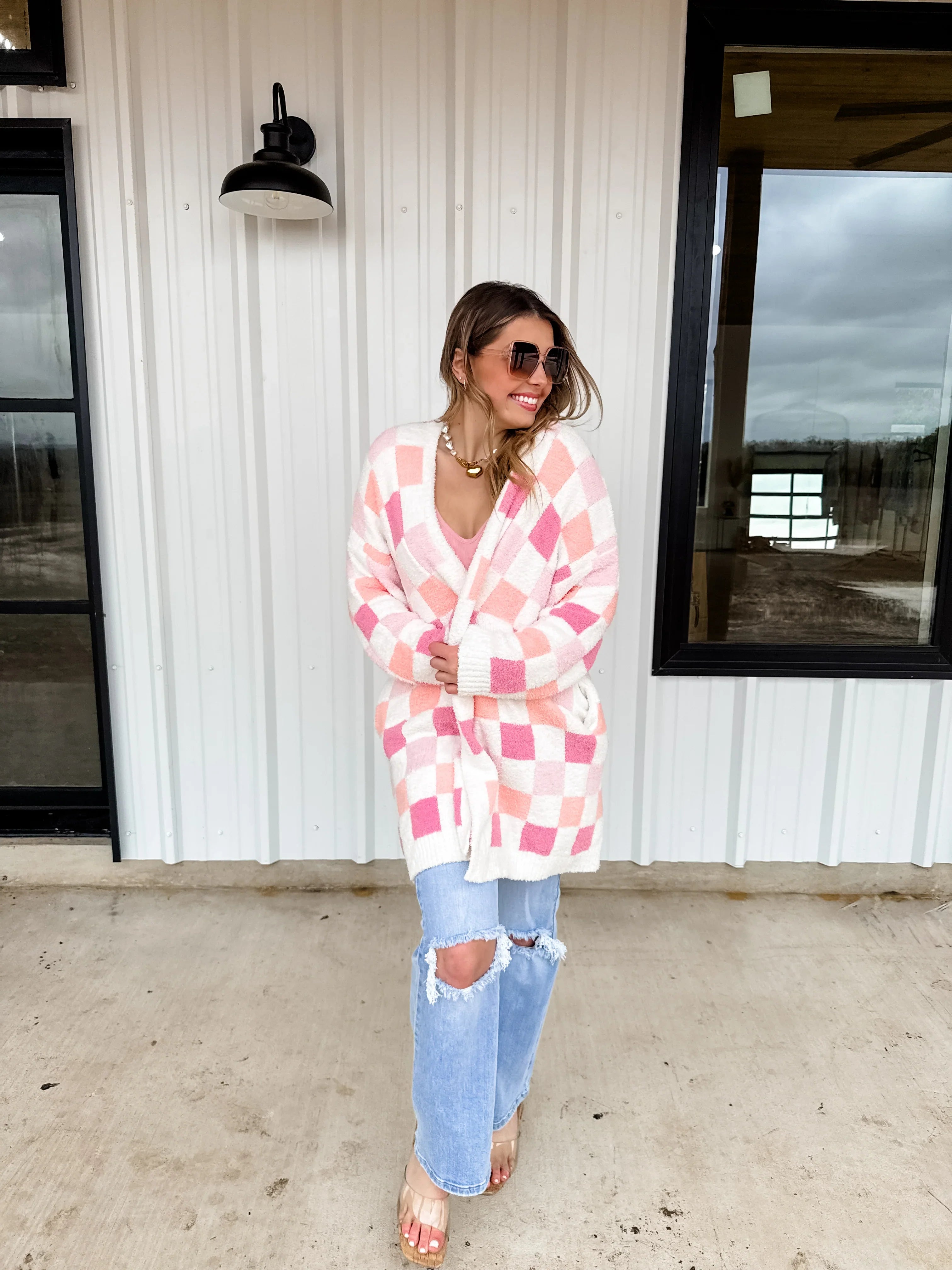 PREORDER: Blakeley Easter Cloud Cardigan in Two Prints Womens