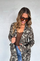 PREORDER: Blakeley Camo & Cheetah Print Lola Cardigan Womens