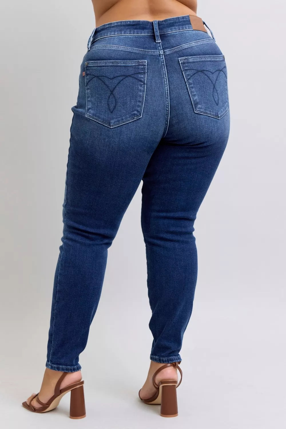 Judy Blue Washed Thermal Skinny Jeans