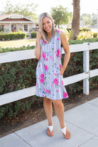 Honey Me Floral Path Tunic Dress SPRINGINTOSPRING