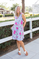 Honey Me Floral Path Tunic Dress SPRINGINTOSPRING