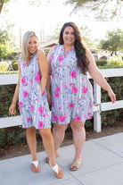 Honey Me Floral Path Tunic Dress SPRINGINTOSPRING