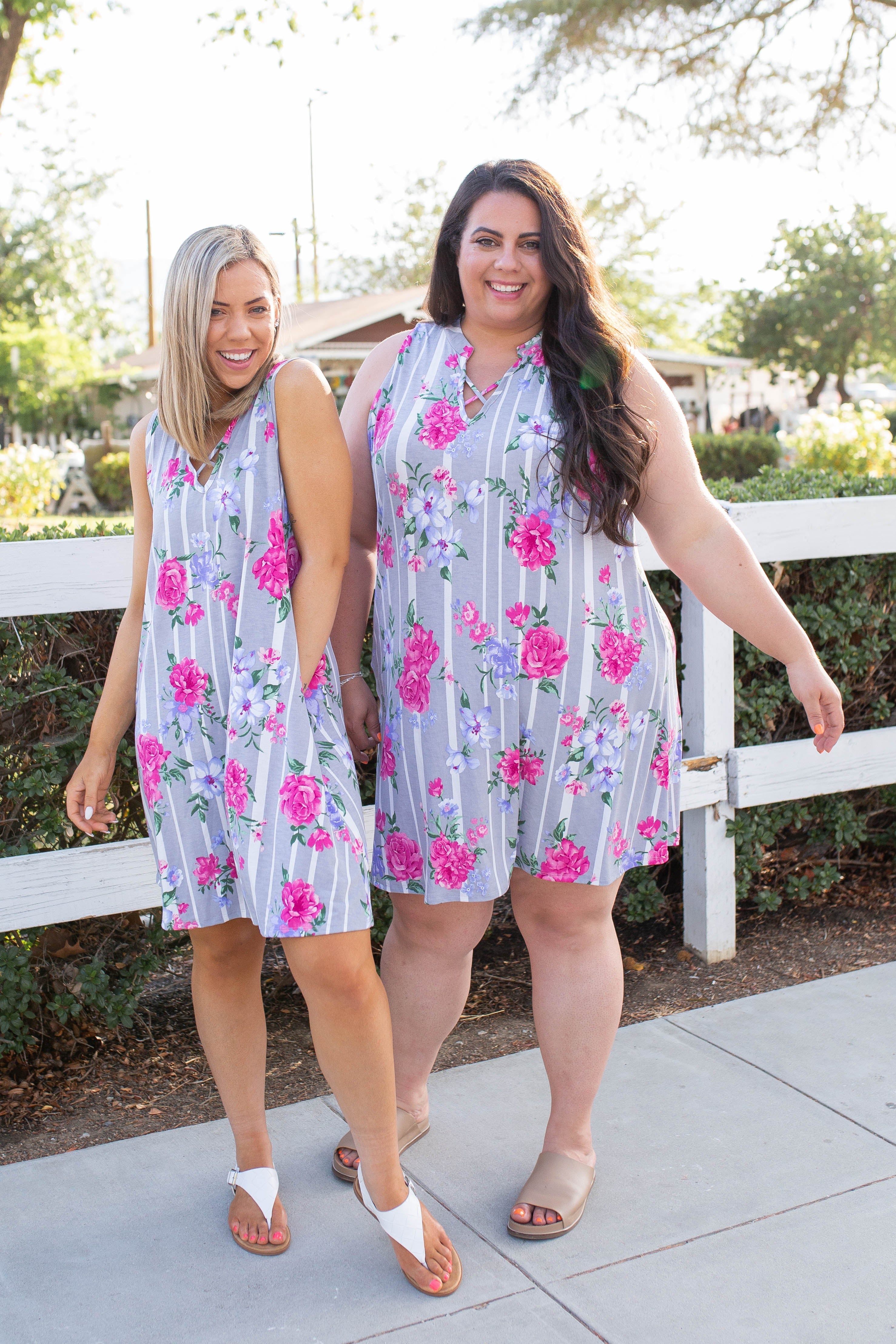 Floral Path Tunic Dress SPRINGINTOSPRING