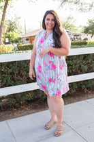 Honey Me Floral Path Tunic Dress SPRINGINTOSPRING