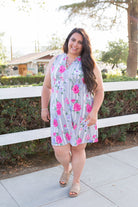 Honey Me Floral Path Tunic Dress SPRINGINTOSPRING