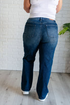 Judy Blue Muriel Mid Rise Control Top Classic Straight Jeans Ave Shops