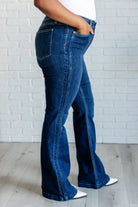 Judy Blue Mavis High Rise Side Seam Detail Flare Jeans Ave Shops