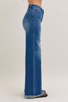 Karla High Waist Column Straight Button-Fly & Back Welt Pkts Womens