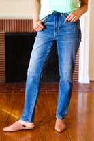 Judy Blue Everyday Dark Denim Slim Fit High Rise Jeans Judy Blue