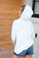 Haptics Feeling It Kelly Green Clover Cut Out Terry Hoodie Final Sale 2024 Blow-Out Sale