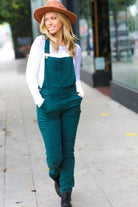 Judy Blue Feeling The Love Teal High Waist Denim Double Cuff Overalls Bloom 2023 Winter Sale