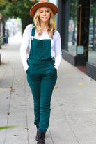 Judy Blue Feeling The Love Teal High Waist Denim Double Cuff Overalls Bloom 2023 Winter Sale