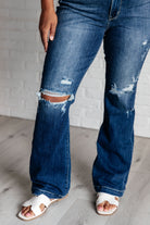 Judy Blue Mila Mid Rise Distressed Bootcut Jeans Ave Shops