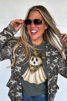 PREORDER: Blakeley Camo & Cheetah Print Lola Cardigan Womens