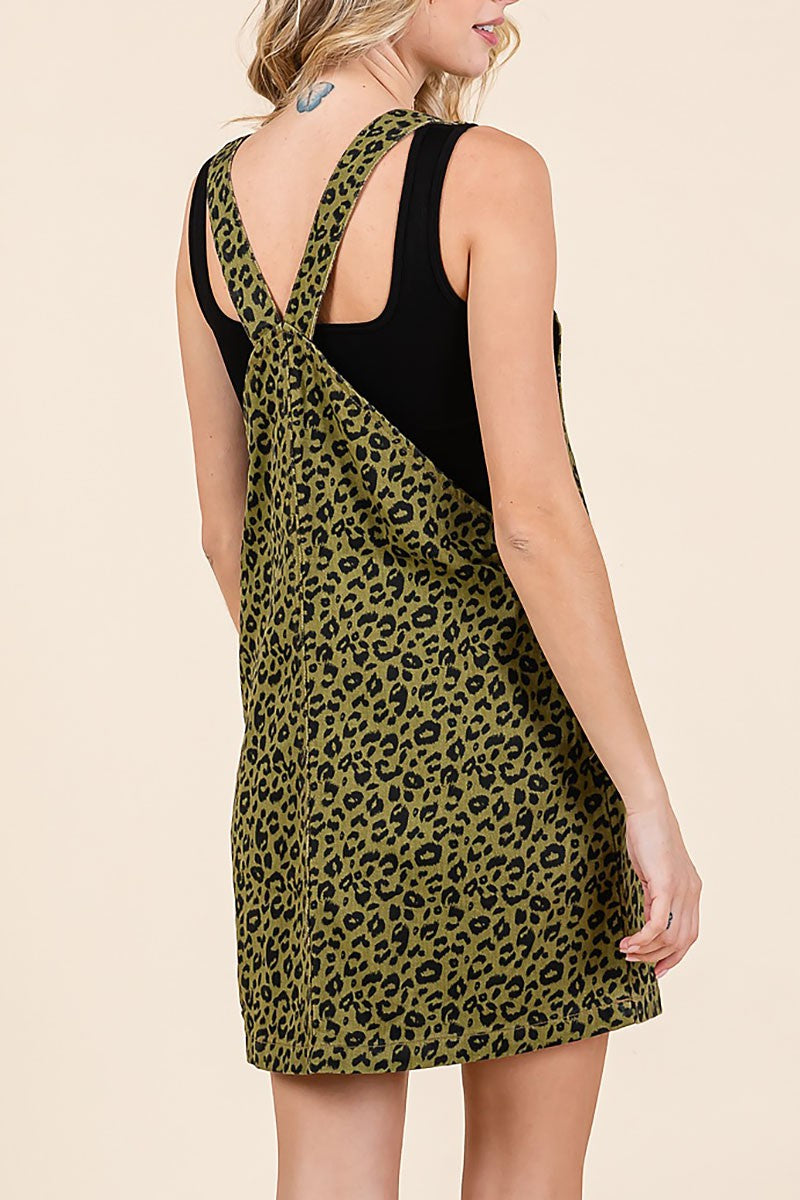 Wishlist A Taste of the Wild Olive Overall Dress OOTD Boutique Simplified