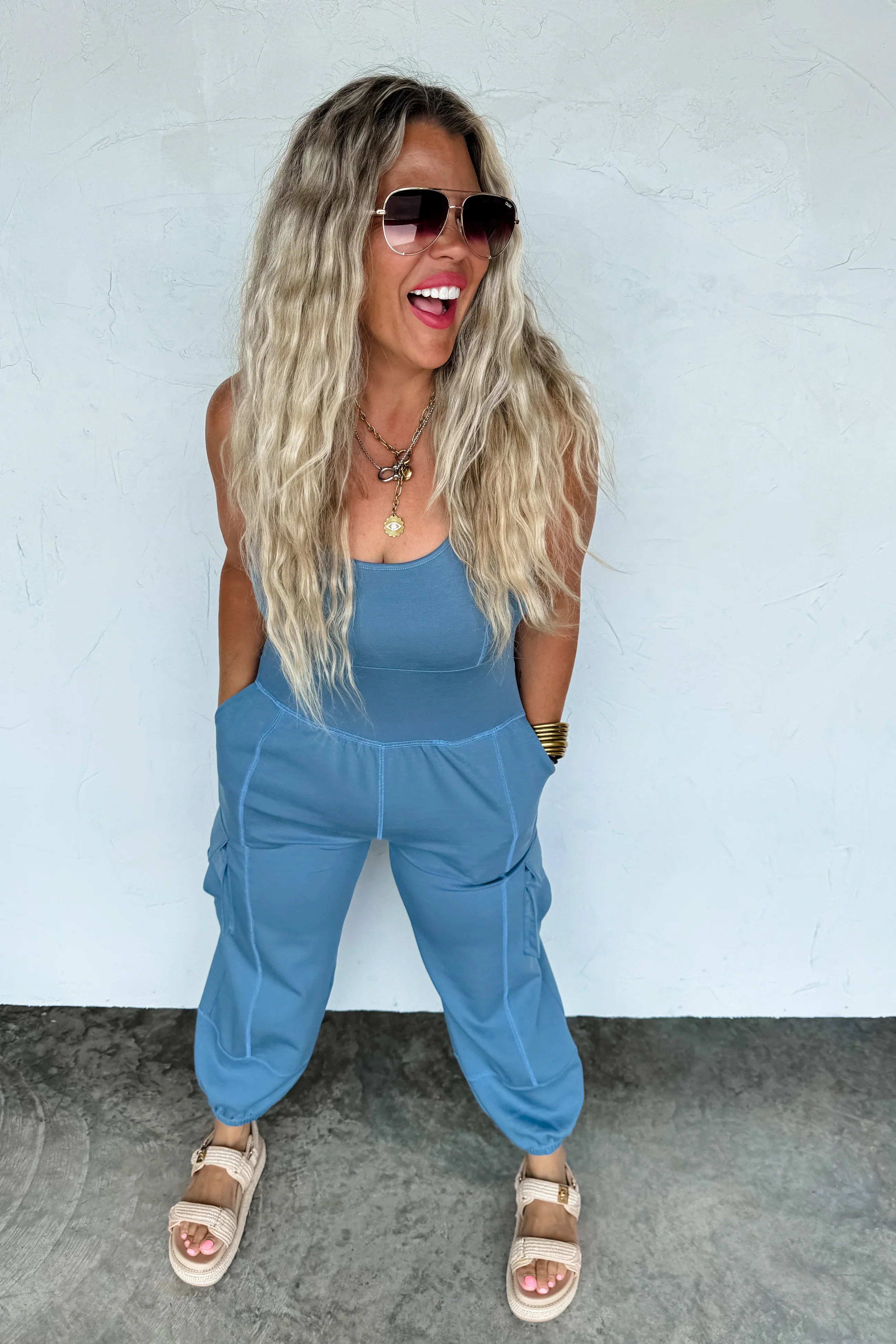 PREORDER: BLAKELEY All Set Tank Romper Womens