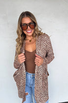 PREORDER: Blakeley Camo & Cheetah Print Lola Cardigan Womens