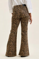 Judy Blue Mr Jaqueline Flare Print Leopard Jeans