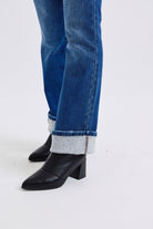 Judy Blue Mid-Rise Bootcut Jeans with Thermal Lining Jeans