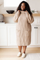 Polagram Bundled Beauty Turtleneck Sweater Dress Dresses