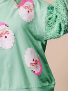 Preorder: Christmas Theme Sequin Long Sleeve Sweatshirt