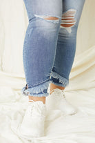 Kancan Plus Size Mid Rise Ankle Skinny Jeans Kan Can USA