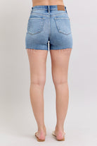 Judy Blue Charley High Rise Distressed Cutoff Shorts Womens