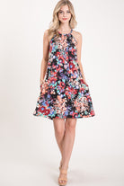 Heimish Halter Neck Floral Print Dress MemorialDay24