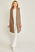 Love Tree JQ Fleece Long Line Vest