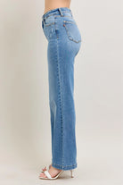 Judy Blue Medium Washed High Waist Straight Jeans