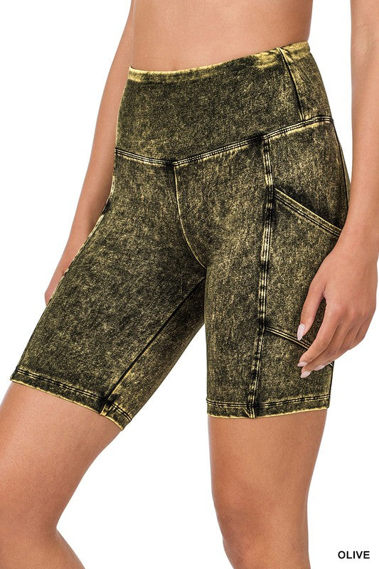 Zenana store biker shorts