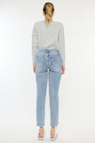 KanCan High Rise Slim Straight Jeans Kan Can USA