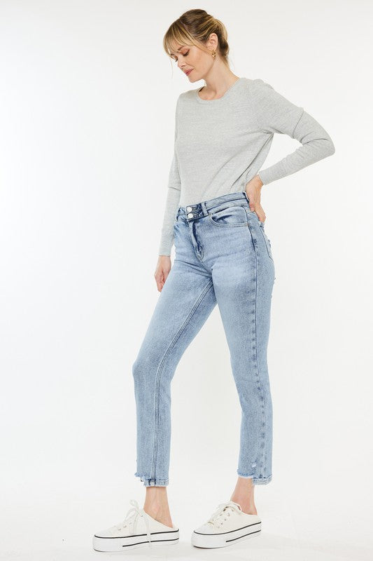 KanCan High Rise Slim Straight Jeans Kan Can USA