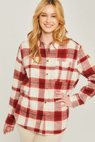 Love Tree Women's Flannel Top