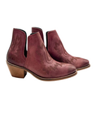 Naughty Monkey Kickin' Booties in Burgundy Shoes