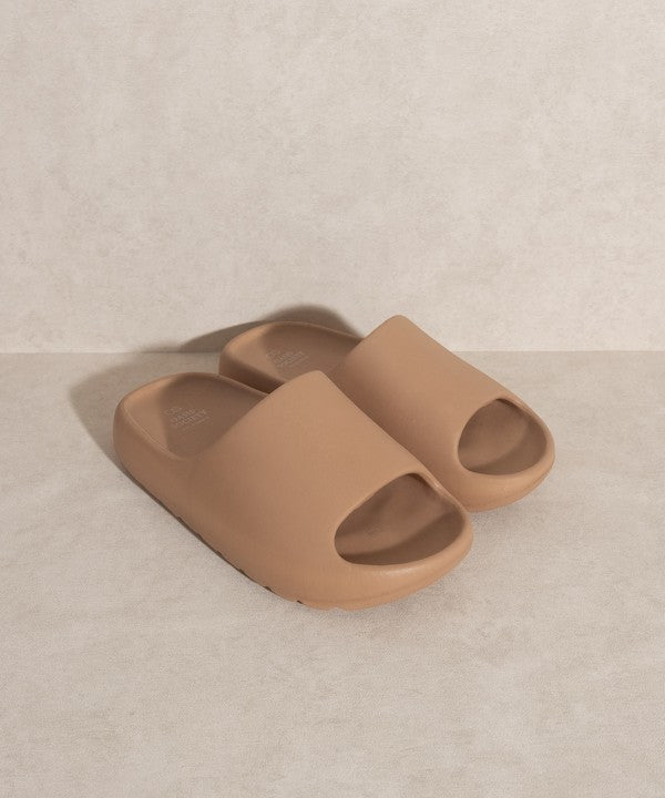 OASIS SOCIETY Wyatt - Comfort Slides NUDE Oasis Society