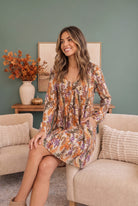 Haptics Falling For You Floral Mini Dress