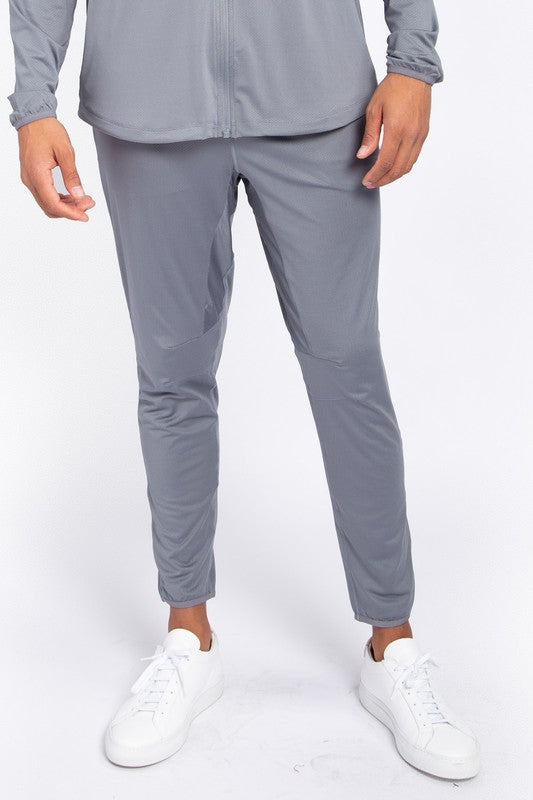 Mono B Men - Active Bottoms with Tapered Leg Grey Mono B