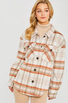 Love Tree Plaid Bust Pocket Shacket TERRA Love Tree