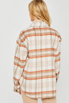 Love Tree Plaid Bust Pocket Shacket Love Tree