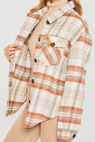 Love Tree Plaid Bust Pocket Shacket Love Tree