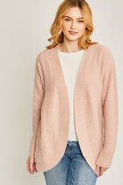 Love Tree Sweater Cardigan PINK STONE L