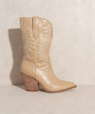 OASIS SOCIETY Emersyn - Starburst Embroidery Boots ALMOND KKE Originals